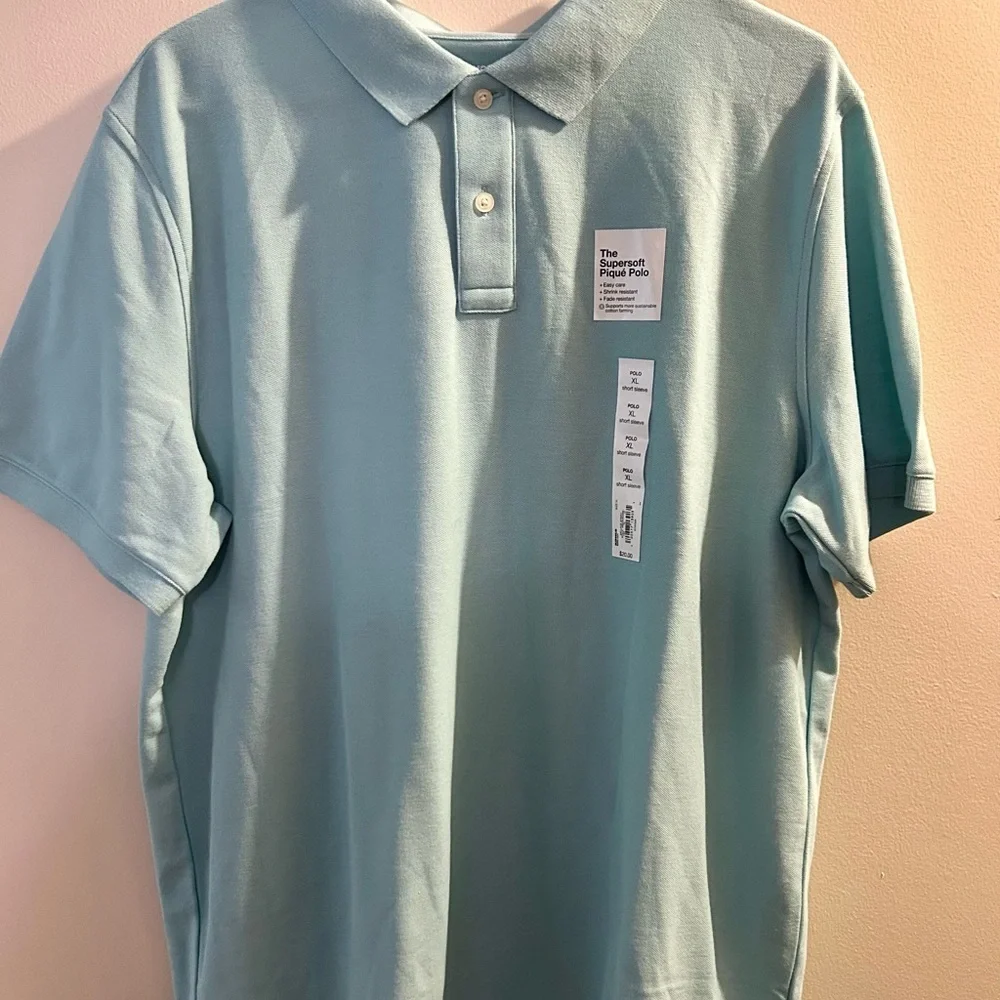NWT Sonoma Light Blue Casual Polo Shirt Classic Design - Picture 7 of 7